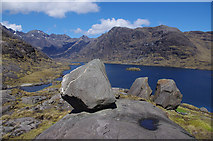 NG4919 : Boulders above Loch Coruisk by Ian Taylor