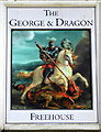 The George and Dragon pub sign, Fordwich