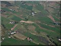 Farms at Halket from the air