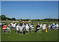 SK5566 : Welbeck CC: a good crowd for the One Day Cup by John Sutton