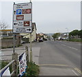 Directions sign alongside Harbour Road, Seaton