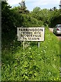 Farringdon: village sign