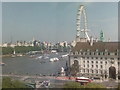 TQ3079 : County Hall and the London Eye from St Thomas's Hospital by Christopher Hilton
