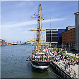 J3474 : Tall ship 'Pelican' at Belfast by Rossographer