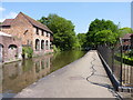 The canal outside the Commandery, Worcester 