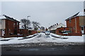 Bridgemary under snow - Osborn Crescent (1)