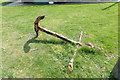 TM4762 : Anchor on Sizewell Beach by Geographer