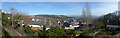 Panorama of Denbigh from Castle Hill