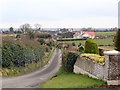 A clachan of houses on a private road linking Ballynamona and Captains Roads