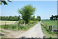 SU4286 : Estate road near Bitham Farm by Des Blenkinsopp