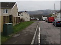 West along Waun Road, Cwmbran