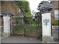 Private entrance to Edmonton Cemetery