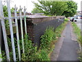 Old Upton Road railway bridge above Upton Station