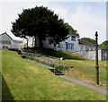 Steps up to the Woodbine Club, Blackwood