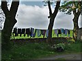 Washing on the line at Cherry Tree Farm