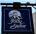 Jolly Sailor name sign, Princes Square, West Looe