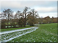 Paths towards Horsham town centre