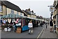 Winchcombe, North Street: Bank Holiday Street Fair, Second row of stalls