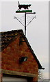 Cat weathervane detail, Culver Street, Newent