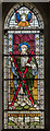 SE9276 : Stained glass window, St Andrew's church, East Heslerton by Julian P Guffogg