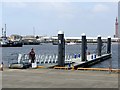 Modern pier in Grimsby New Dock