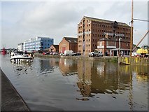 SO8218 : Gloucester Docks by Philip Halling
