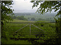 A gate above Coombehead Farm