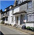 Steps up to Mirimar and Penrose Cottage, West Looe