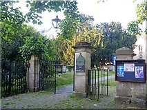 ST9063 : Churchyard gateway by Michael Dibb