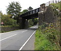 North side of Varteg Road railway bridge, Blaenavon