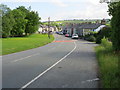 Road (B4343) entering Pontrhydfendigaid