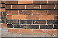 Benchmark on chimney breast of #111 Wilford Lane