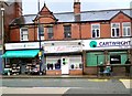 SJ9295 : Shops on Manchester Road by Gerald England
