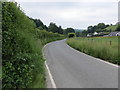 SN4241 : Road (B4476) approaching Llandysul by Peter Wood
