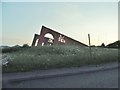 Sculpture on Duncan Edwards Way, Dudley