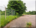 Area of abandoned tarmac at motorway services