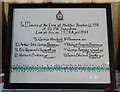 Aircrew memorial in Kirkley St Peter