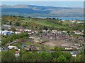 Construction site seen from the Greenock Cut
