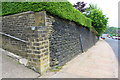 Wall pier at corner of boundary wall of 