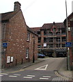 Exit road from Northbrook Multistorey Car Park, Pembroke Road, Newbury