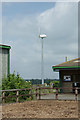 TL9991 : Wind Turbine at Hall Farm Horse Rescue Centre by Geographer