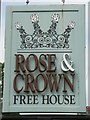 Rose & Crown sign