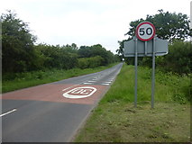 SK6049 : Change of speed limit by Graham Hogg