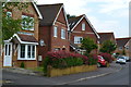 Modern housing development north of The Hayling College