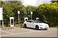 NS9325 : Electric vehicle charging point by Richard Webb