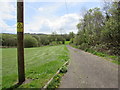 Road towards Tir-y-berth football ground