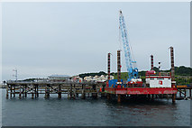 SZ0378 : Swanage Pier by Robin Drayton