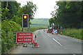 A30 road works, Swallowcliffe