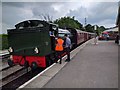 Train at Bitton station