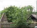 Derelict farm buildings at Craig of Garvock near Laurencekirk